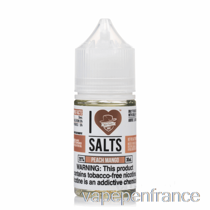 Pêche Mangue - J'aime Les Sels - 30 Ml 50 Mg Stylo Vape
